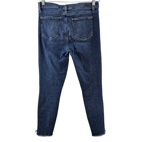 PAIGE HOXTON ANKLE Blue Ankle & Cropped Jeans - Picture 6 of 16